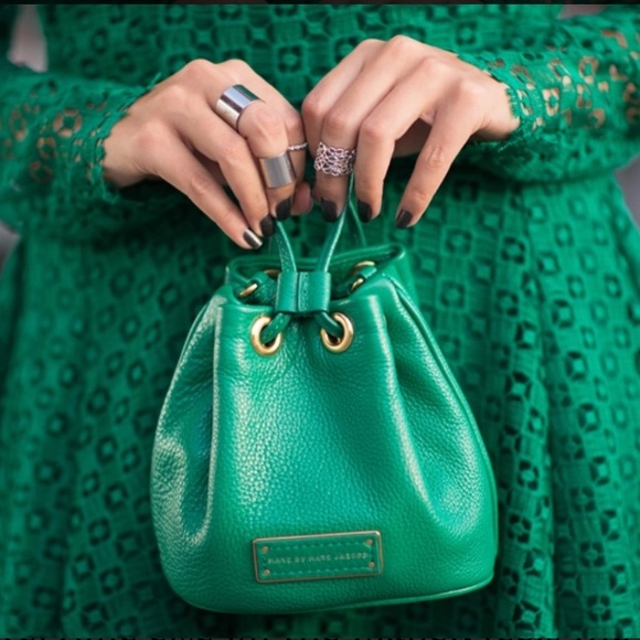 Marc By Marc Jacobs Handbags - Marc By Marc Jacobs Mini Bucket Bag Leather Green